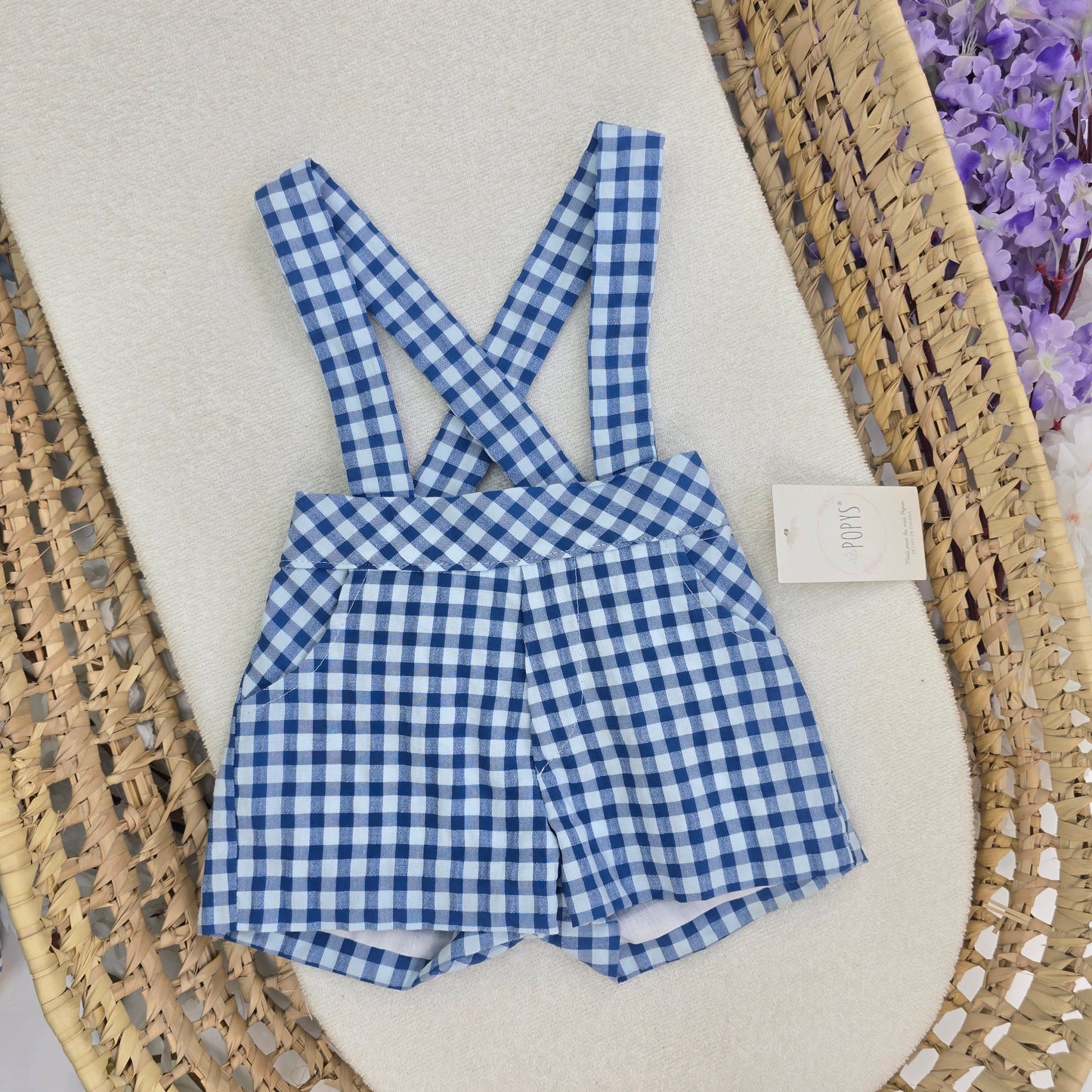 Overol de cuadritos 24311