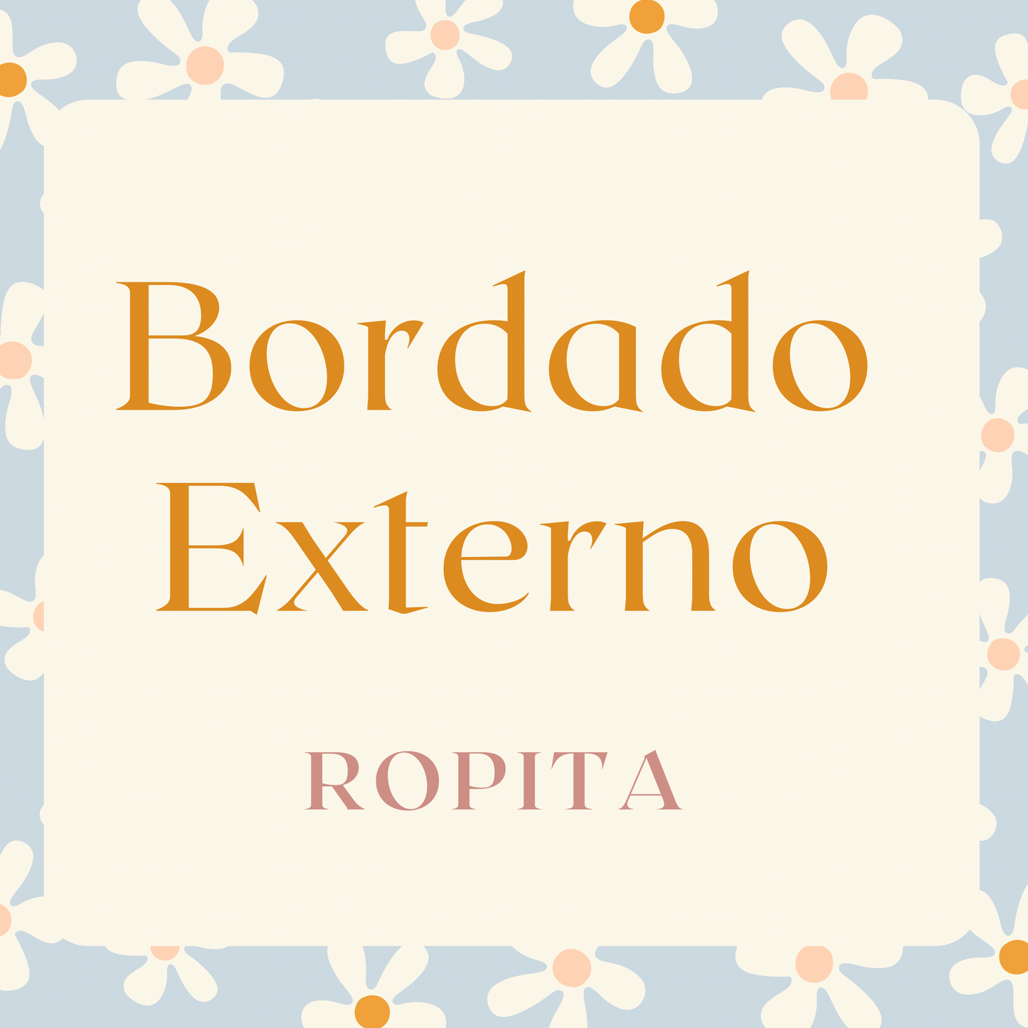Bordado externo ropita