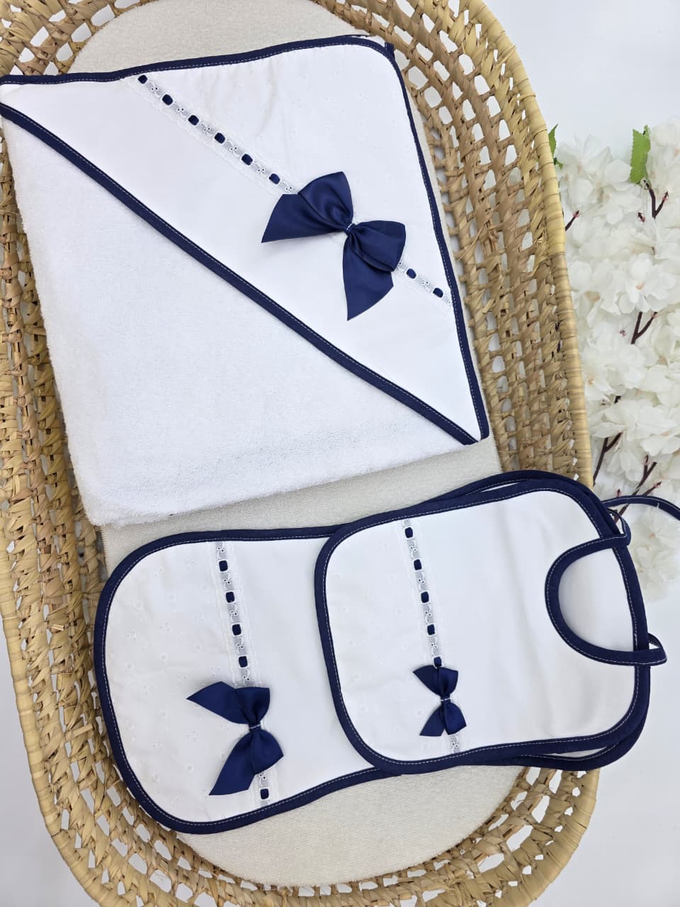 Set Toalla Bordado Inglés