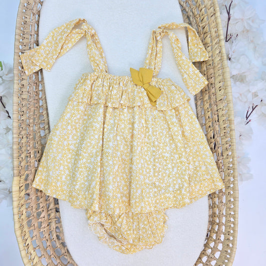 Vestido de Tiros con flores  24285