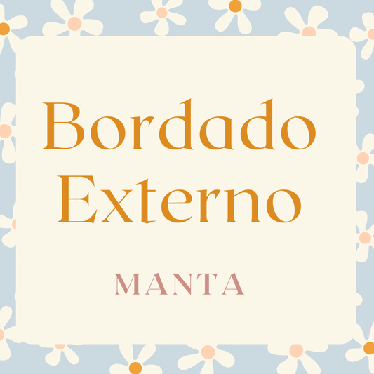 Bordado externo manta